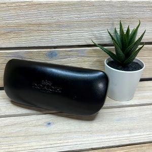 COACH Black Eyeglass Hard Protective Case